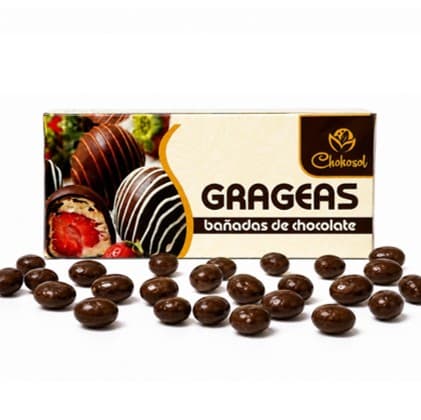 Grajeas Bañadas en Chocolate 60 g