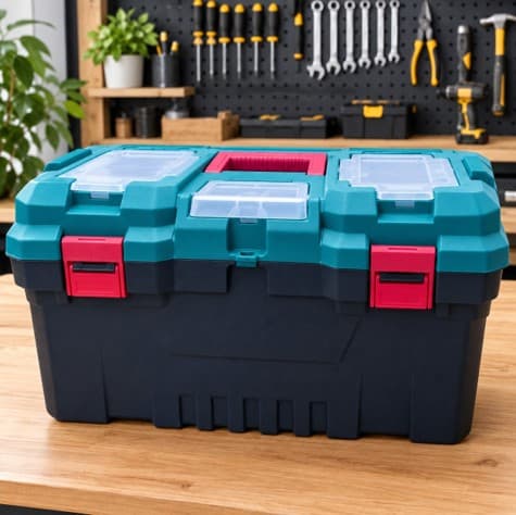 Caja de herramientas plástica