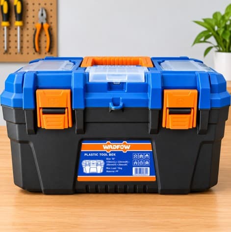 Caja de herramientas plástica WADFOW de 16 pulgadas