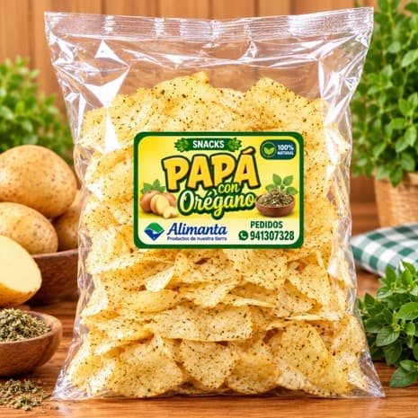 Papas con orégano
