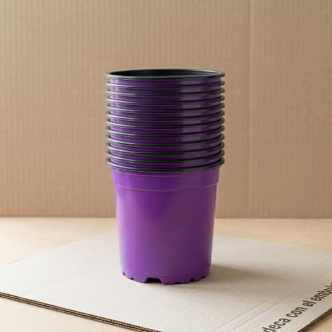 Macetero morado