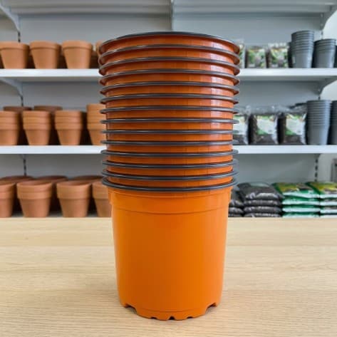 Macetero naranja