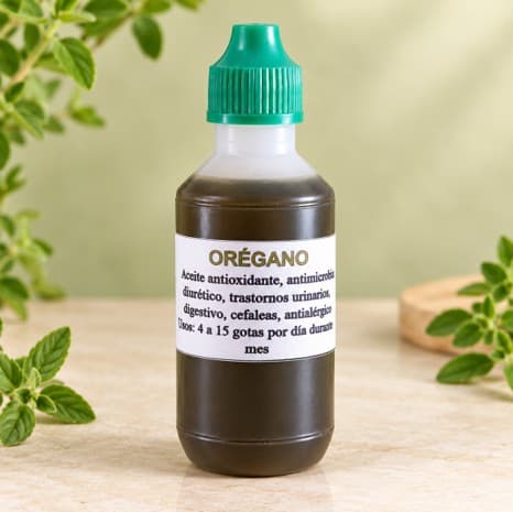 Aceite de Orégano de uso tradiciona
