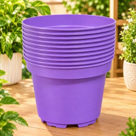 Macetas de Plástico Color Morado