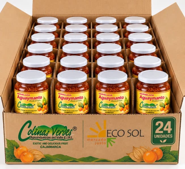 Caja de Mermelada de Aguaymanto x 24 Unidades