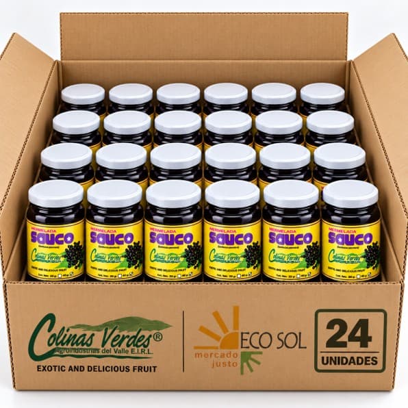 Caja de Mermelada de Sauco x 24 Unidades